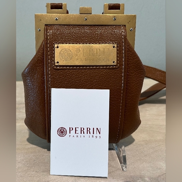 1 of a Kind Perrin Paris 2009 Attelage Line Prototyp Leather Crossbody B… - Picture 5 of 14